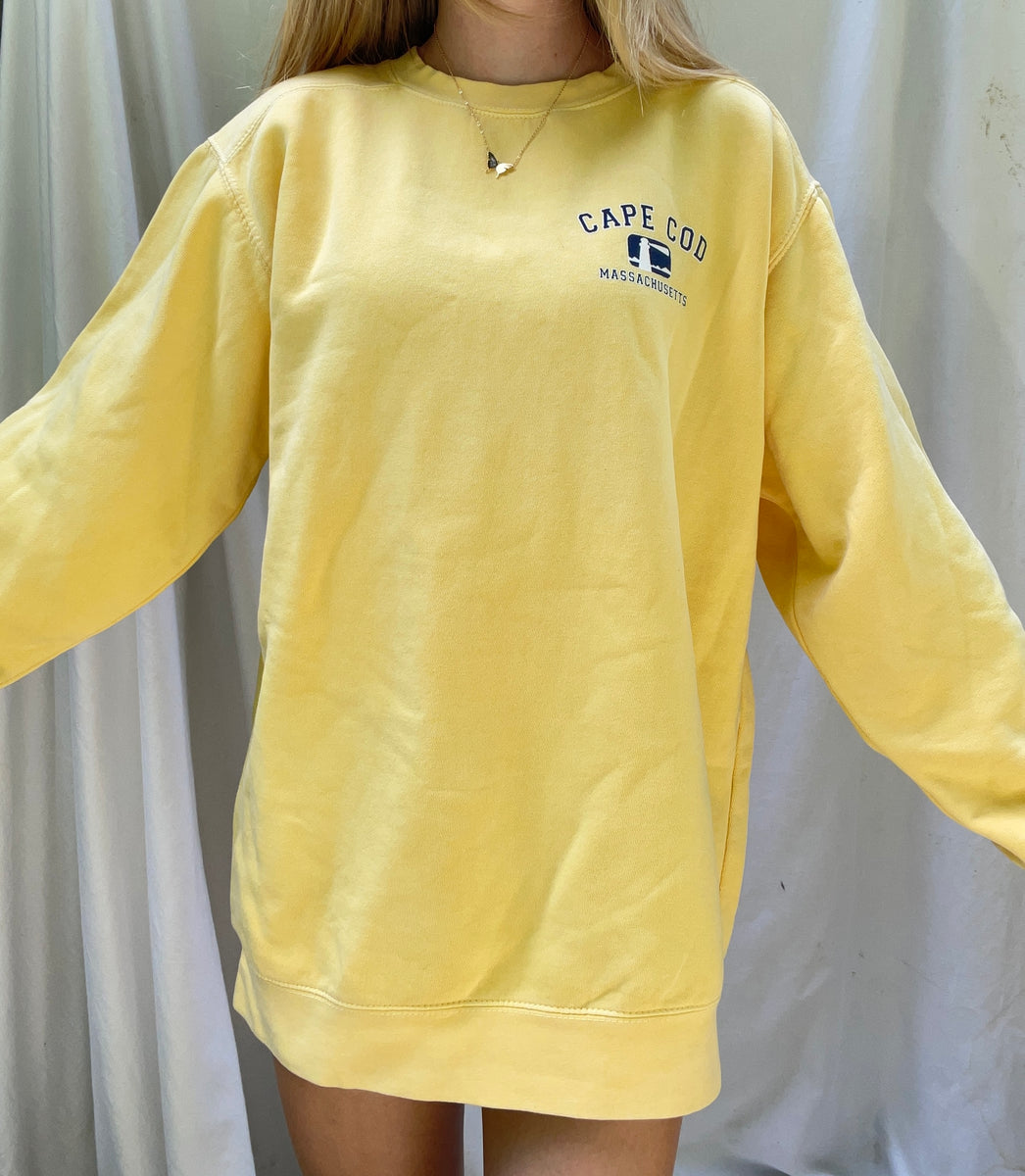 Yellow cape cod store sweatshirt