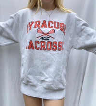 Load image into Gallery viewer, (S) Syracuse Lacrosse Champion Reverse Weave Sweatshirt