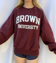 Load image into Gallery viewer, (S) Brown University Champion Reverse Weave Sweatshirt