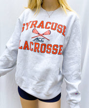 Load image into Gallery viewer, (S) Syracuse Lacrosse Champion Reverse Weave Sweatshirt
