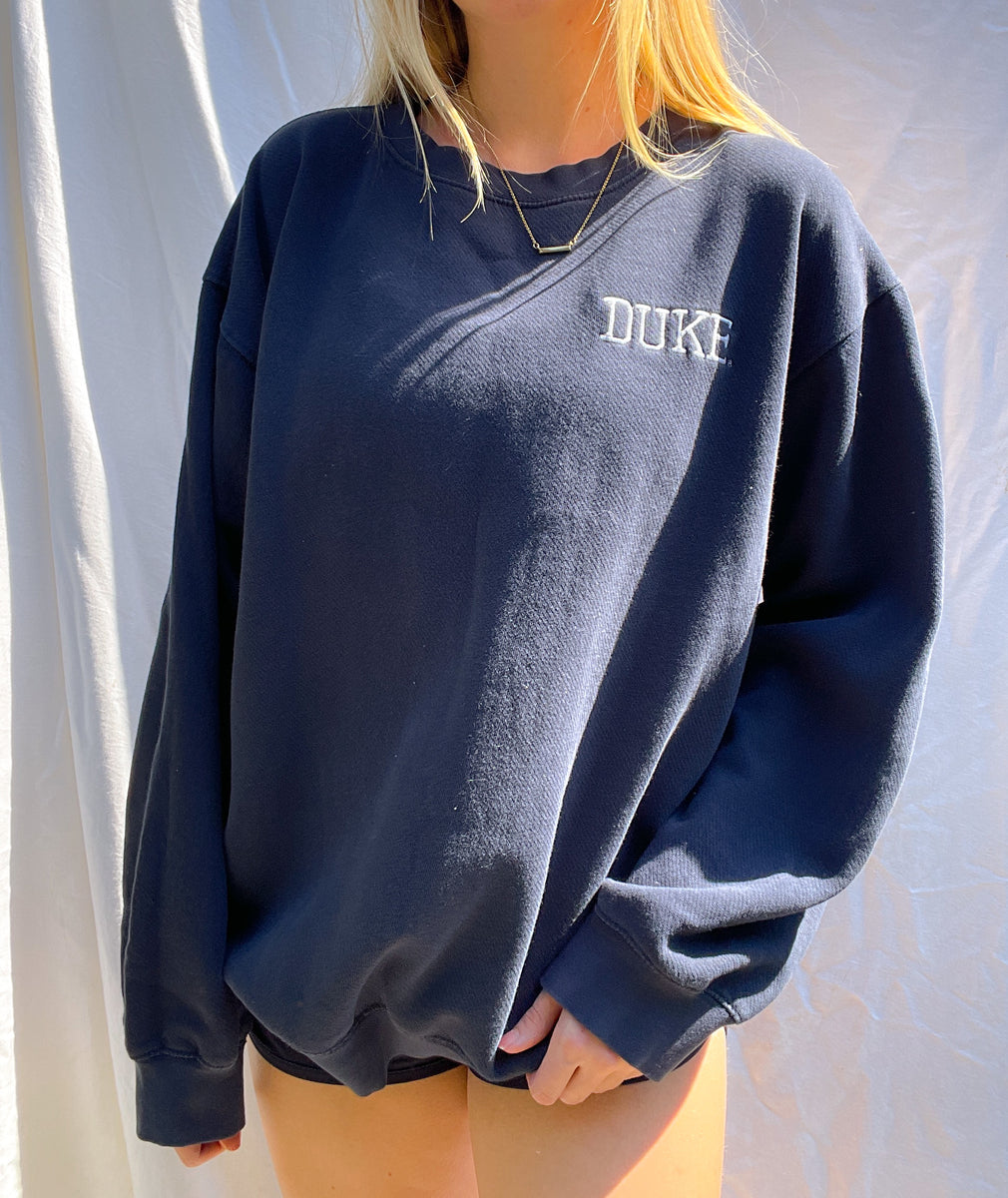 Duke embroidered sweatshirt hot sale