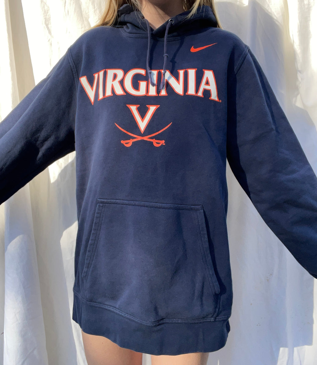 L UVA Nike Hoodie Happyy.thrifts