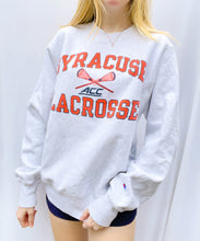 Load image into Gallery viewer, (S) Syracuse Lacrosse Champion Reverse Weave Sweatshirt
