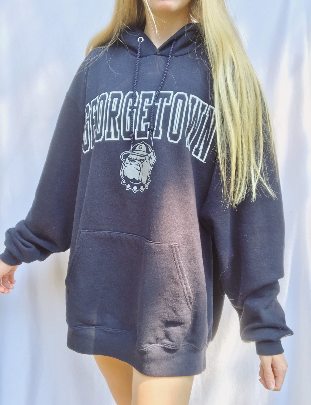 (L) Georgetown Champion Hoodie