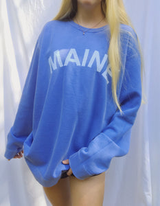 (M/L) Maine Comfort Colors Sweatshirt