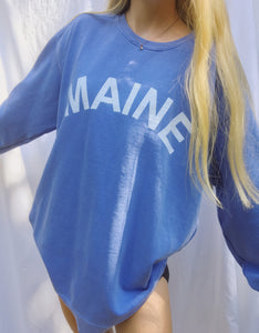 (M/L) Maine Comfort Colors Sweatshirt