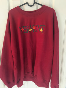 (XL) Vermont Embroidered Sweatshirt