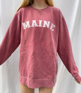 (S/M) Maine Comfort Colors Sweatshirt