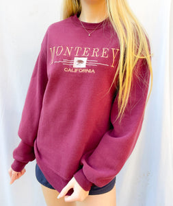 (S)Monterey Embroidered Sweatshirt