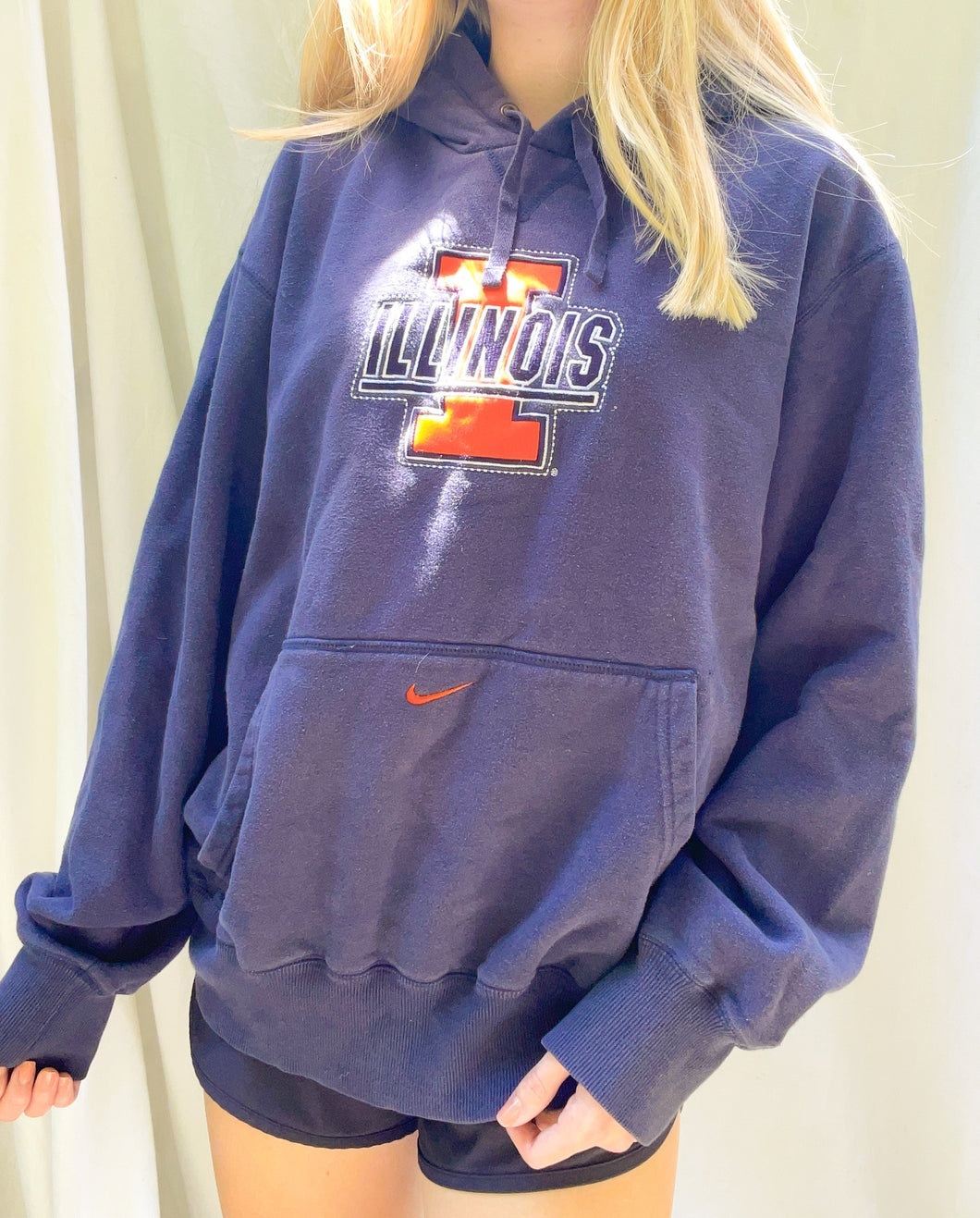 (M) Illinois Nike Hoodie