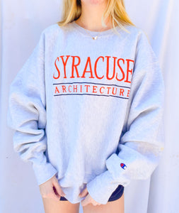 (L) Syracuse Architecture Champion Reverse Weave Sweatshirt