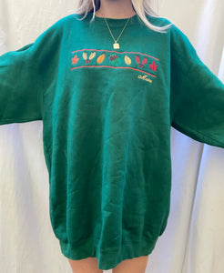 (XL) Maine Embroidered Sweatshirt