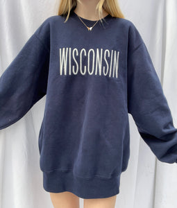 (L/XL) Wisconsin Champion Vintage Sweatshirt