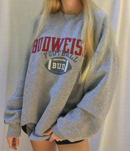 (XL) Budweiser Football Sweatshirt