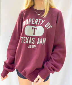 (M) Texas A&M Adidas Sweatshirt