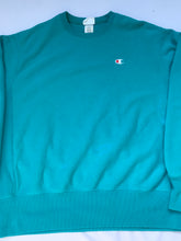 Load image into Gallery viewer, (L) Teal Champion Reverse Weave Sweatshirt
