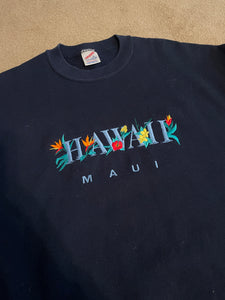 (XL) Hawaii Embroidered Sweatshirt