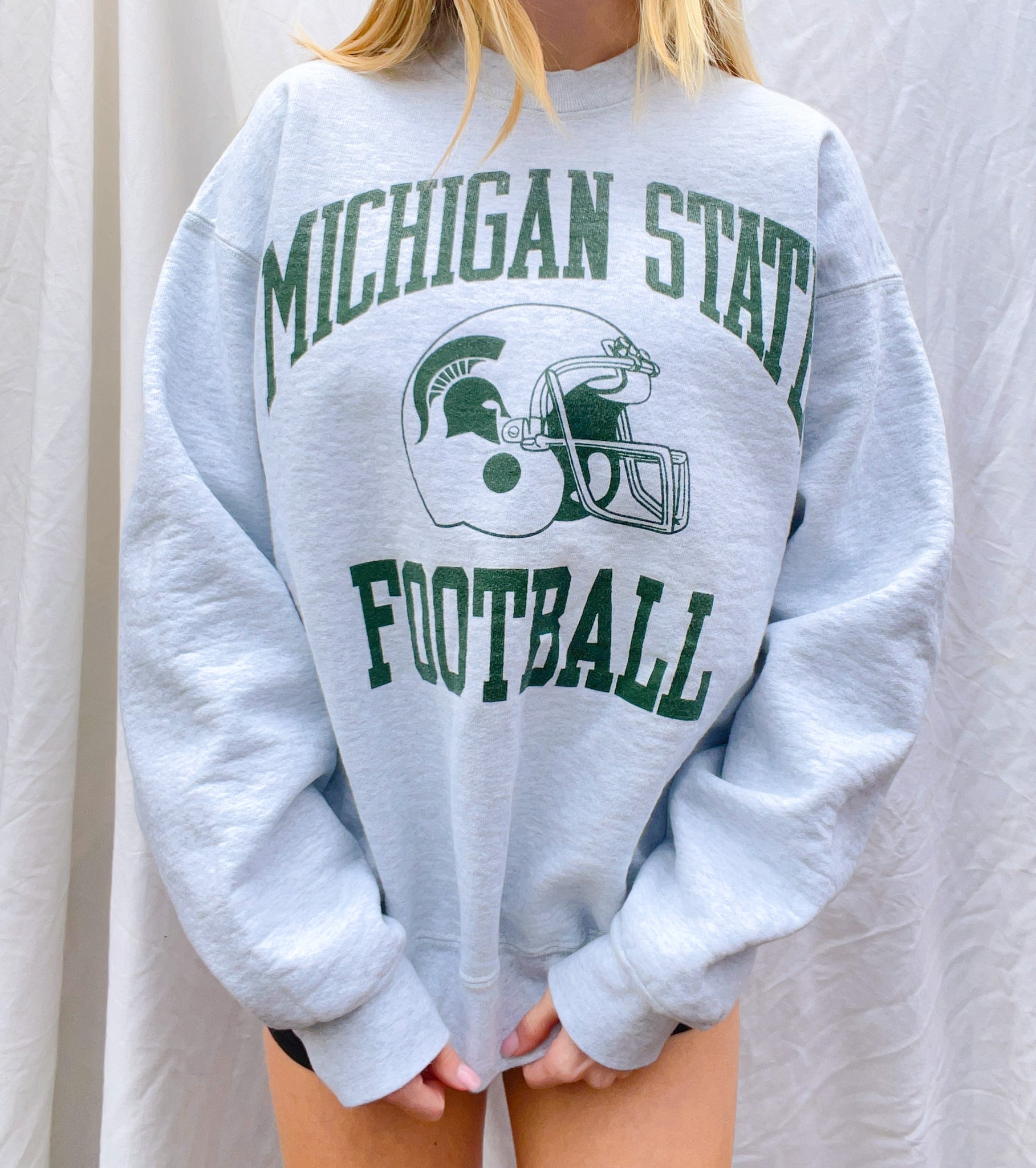 Michigan state football outlet sweatshirt