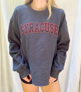 (M) Cropped Syracuse Sweatshirt