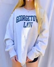 Load image into Gallery viewer, (L/XL) Georgetown Law Champion Reverse Weave Sweatshirt
