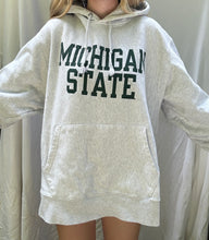 Load image into Gallery viewer, (L) Michigan State Reverse Weave Hoodie
