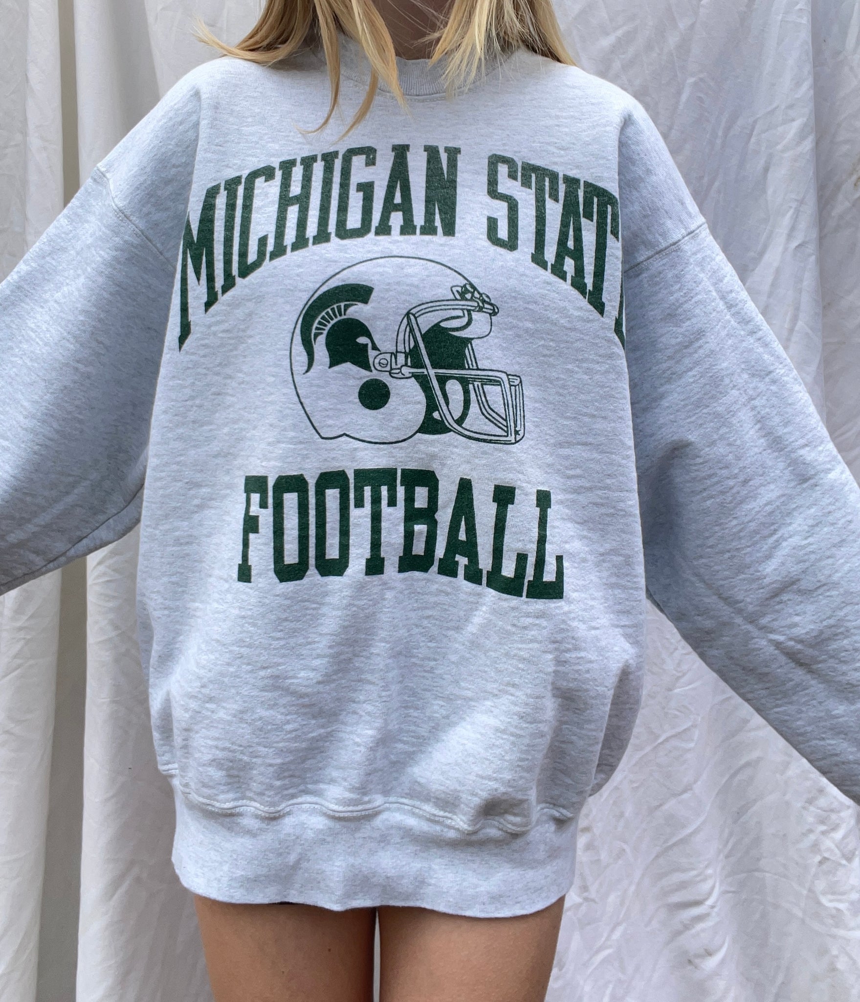 Michigan state deals football sweatshirt