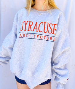 (L) Syracuse Architecture Champion Reverse Weave Sweatshirt