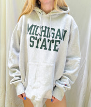 Load image into Gallery viewer, (L) Michigan State Reverse Weave Hoodie
