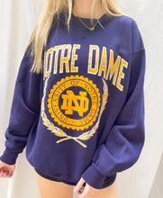 Load image into Gallery viewer, (M) Notre Dame Vintage Champion Sweatshirt
