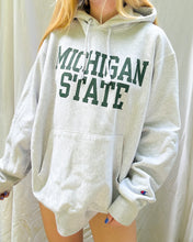 Load image into Gallery viewer, (L) Michigan State Reverse Weave Hoodie
