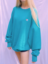 Load image into Gallery viewer, (L) Teal Champion Reverse Weave Sweatshirt
