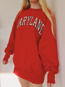 (XL) Maryland Champion Reverse Weave Sweatshirt