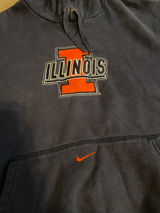 (M) Illinois Nike Hoodie