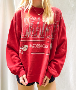 (S/M) Arkansas Vintage Sweatshirt