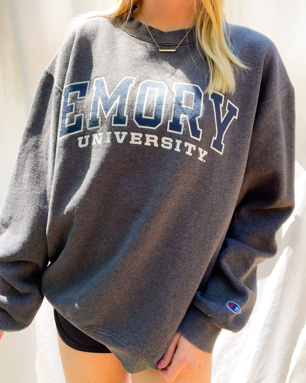 (M) Emory Champion Sweatshirt