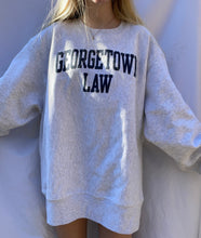 Load image into Gallery viewer, (L/XL) Georgetown Law Champion Reverse Weave Sweatshirt
