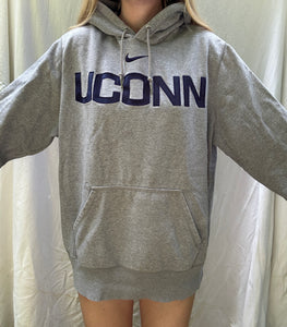 (L) UConn Nike Hoodie