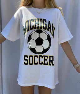 (M/L) Michigan Soccer Shirt (NWT)