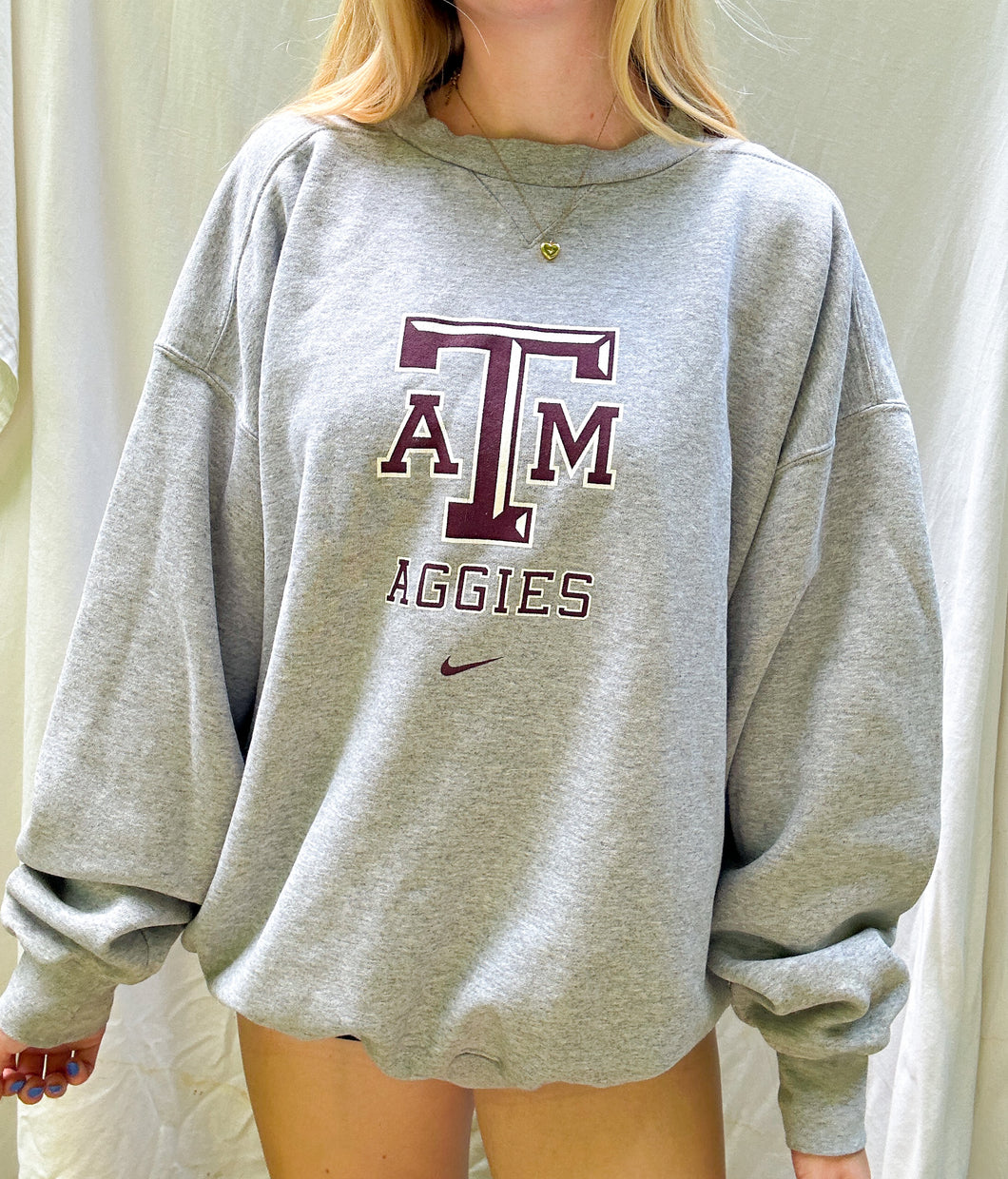 (L) Texas A&M Nike Crewneck