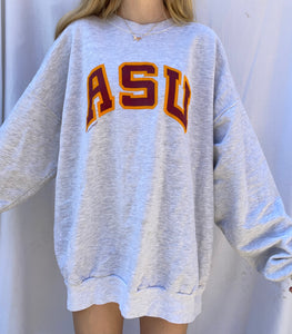 University of Arizona - Vintage Crewneck Sweatshirt - Ash Grey