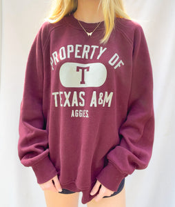 (M) Texas A&M Adidas Sweatshirt