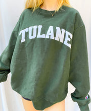 Load image into Gallery viewer, (L) Tulane Champion Reverse Weave Sweatshirt
