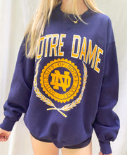 Load image into Gallery viewer, (M) Notre Dame Vintage Champion Sweatshirt
