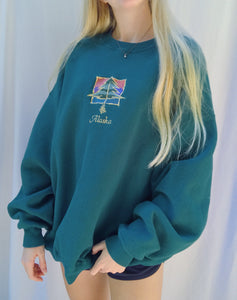 (XL) Alaska Embroidered Sweatshirt