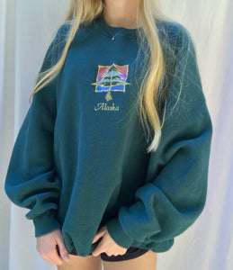 (XL) Alaska Embroidered Sweatshirt