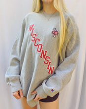 Load image into Gallery viewer, (L) Wisconsin Champion Reverse Weave Sweatshirt
