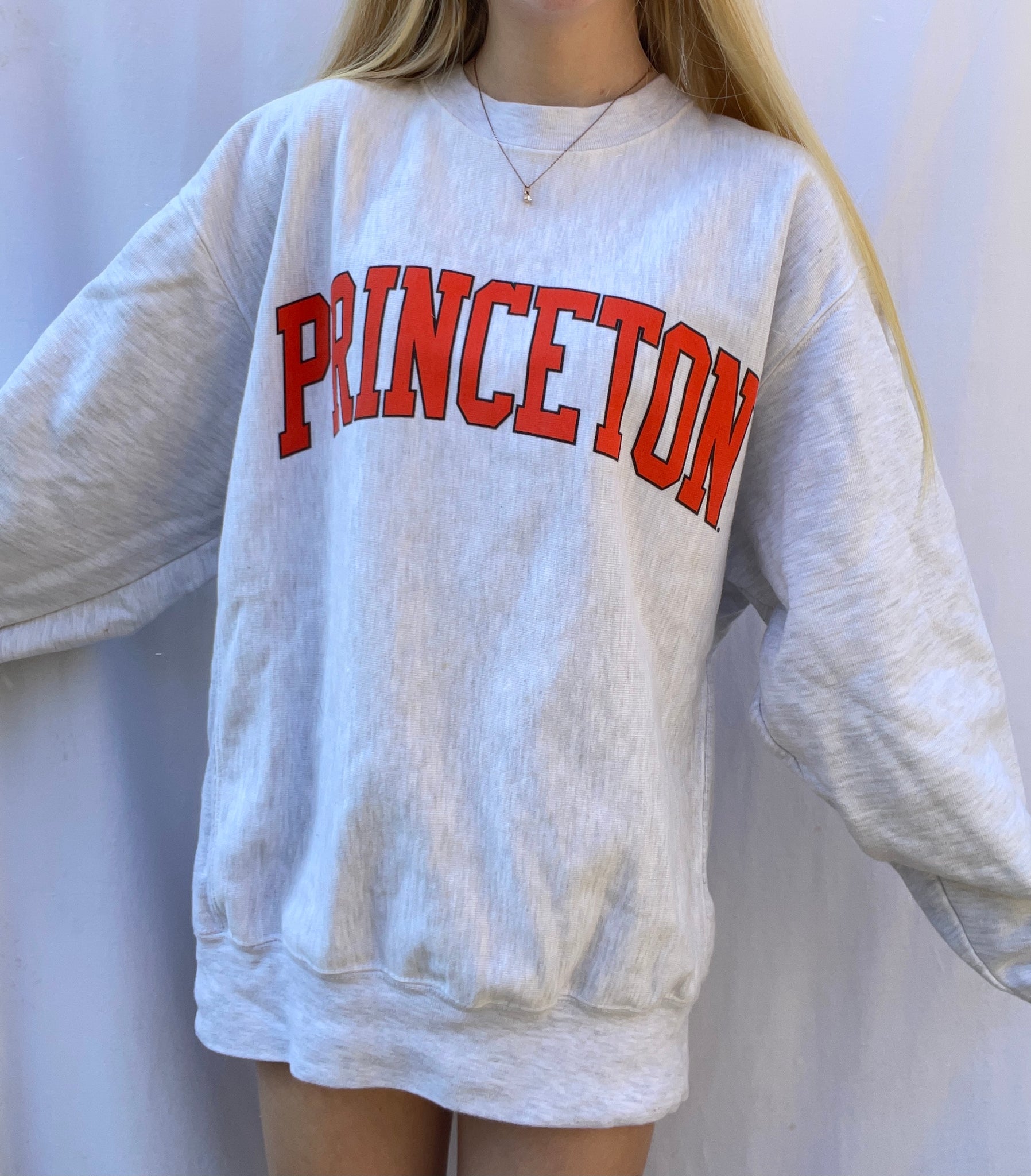 M/L) Princeton Champion Reverse Weave Sweatshirt – Happyy.thrifts