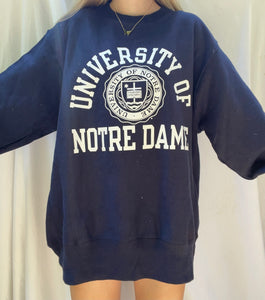 (M) Notre Dame Reverse Weave Sweatshirt (NWT)