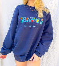 Load image into Gallery viewer, (XL) Hawaii Embroidered Sweatshirt
