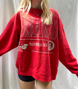 (S/M) Arkansas Vintage Sweatshirt